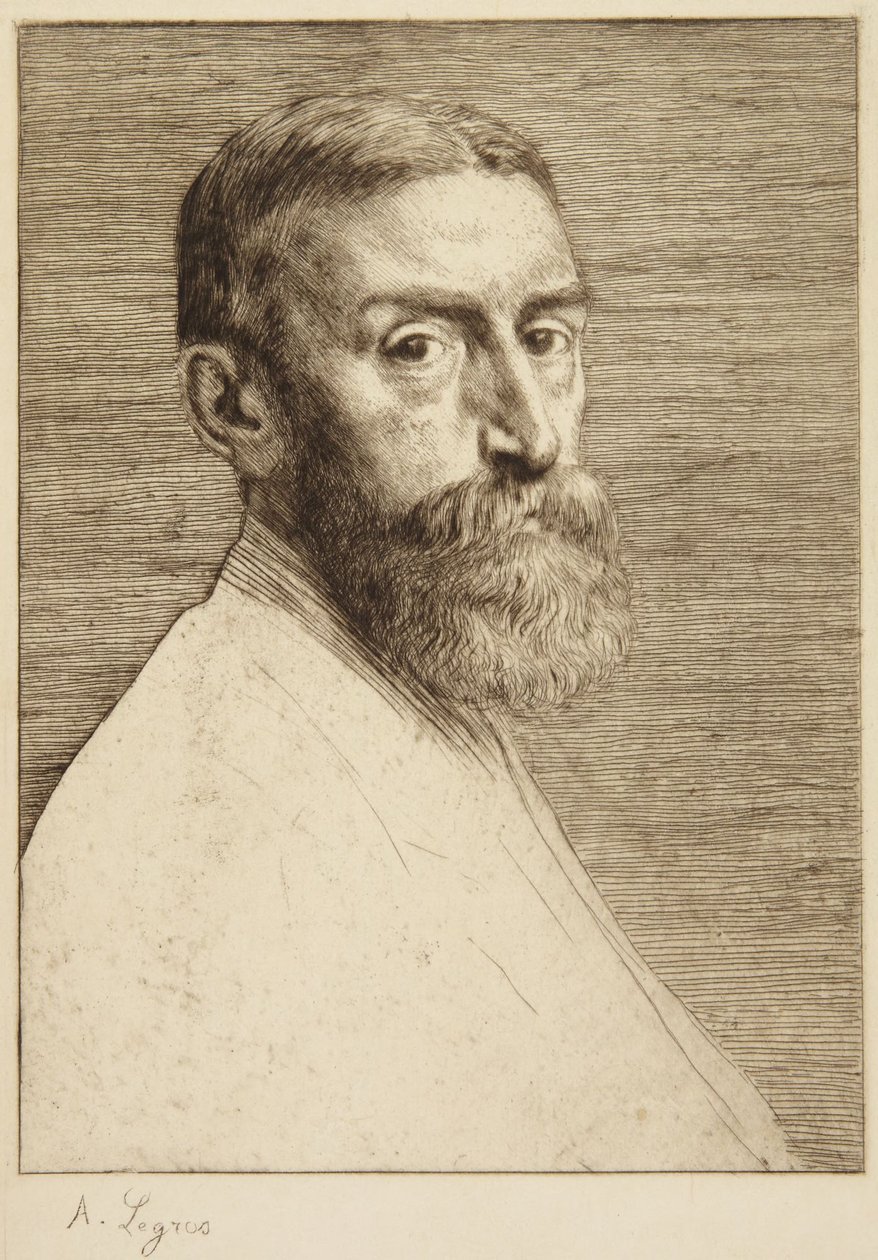 Portrait of Sir Edward Poynter by Alphonse Legros