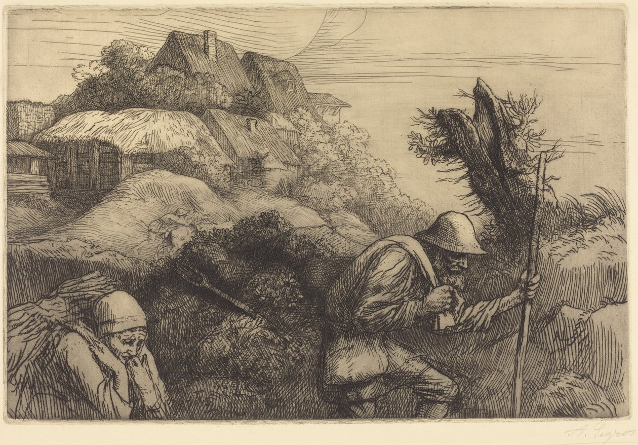 Return from the Woods by Alphonse Legros