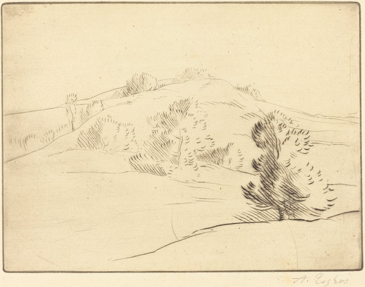 Small Hill by Alphonse Legros