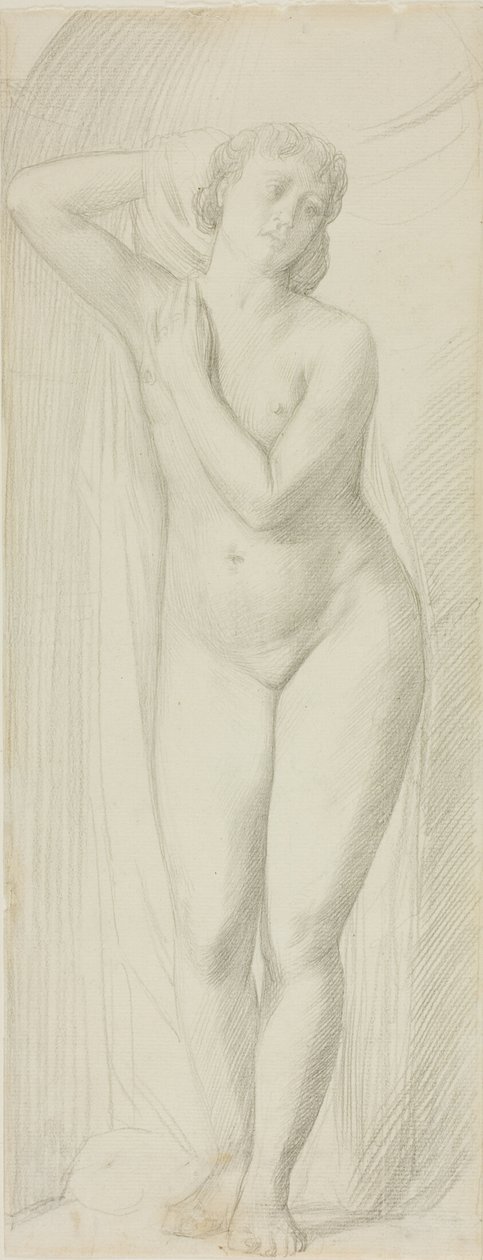 Standing Female Nude by Alphonse Legros