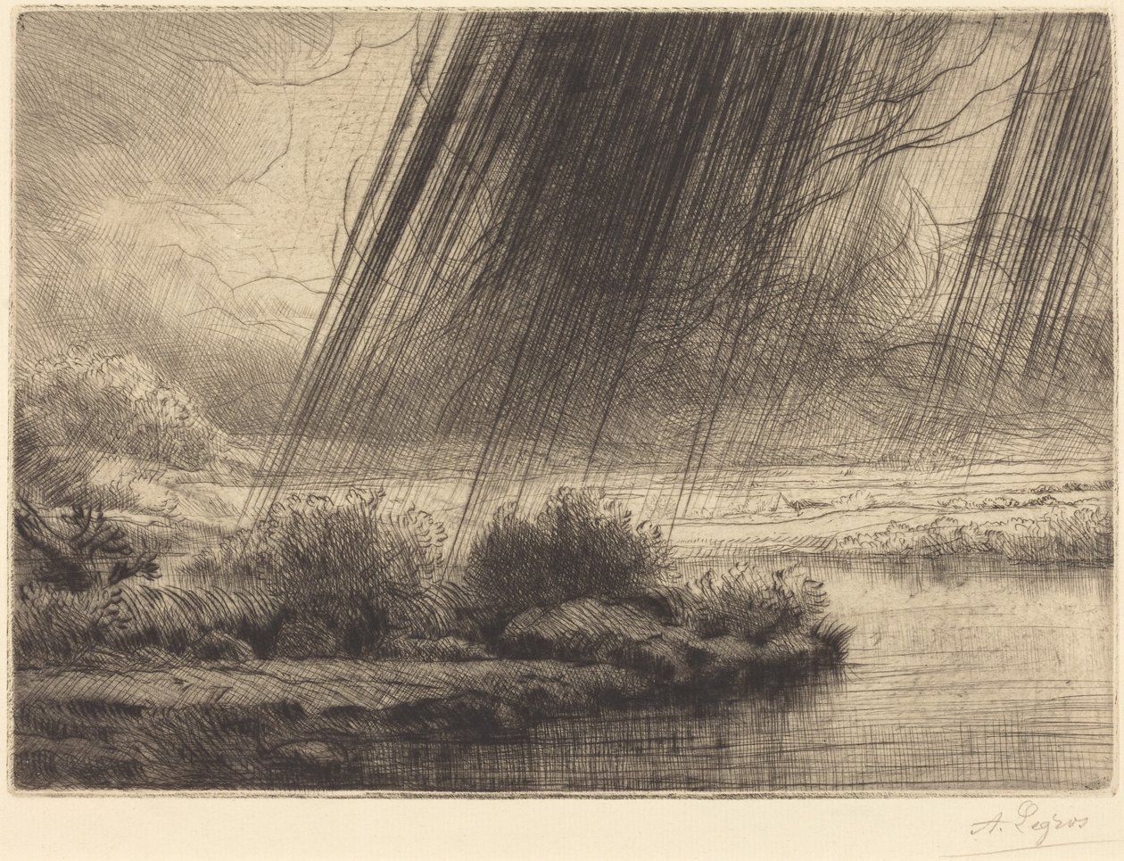 Storm by Alphonse Legros