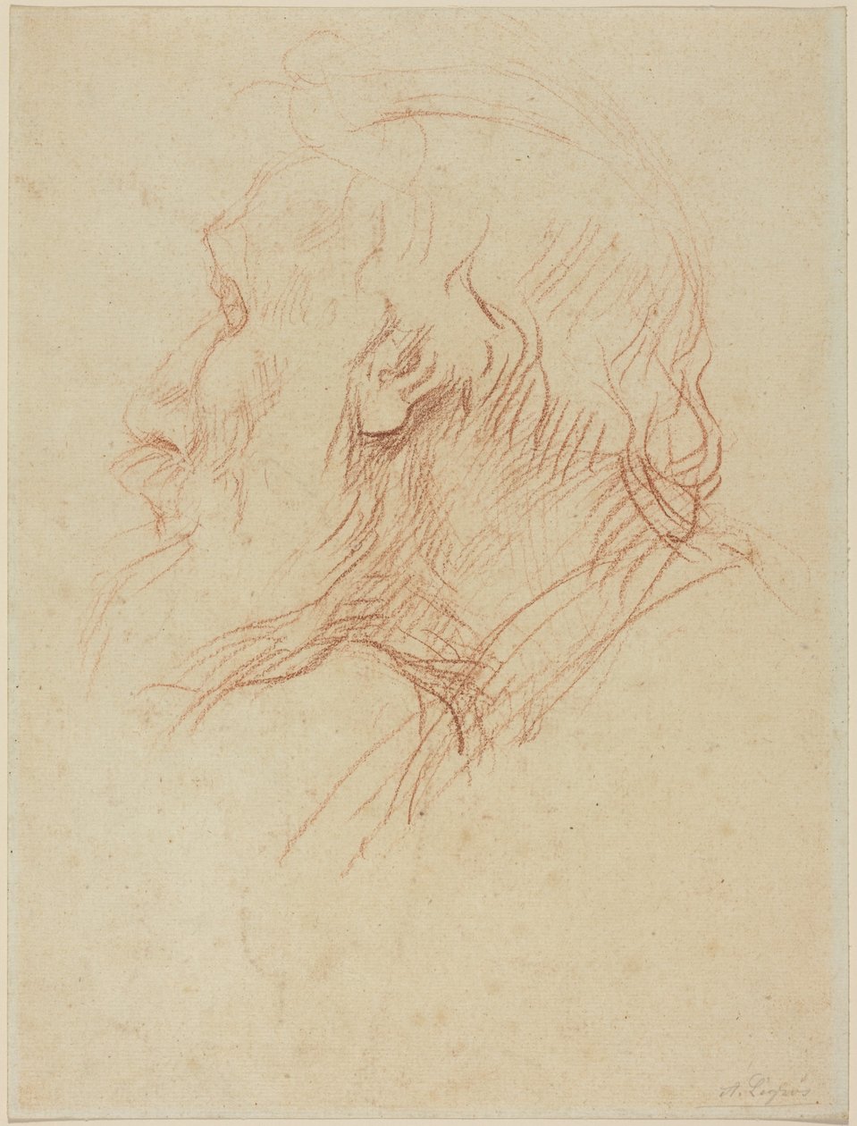 Study of a Beggar by Alphonse Legros