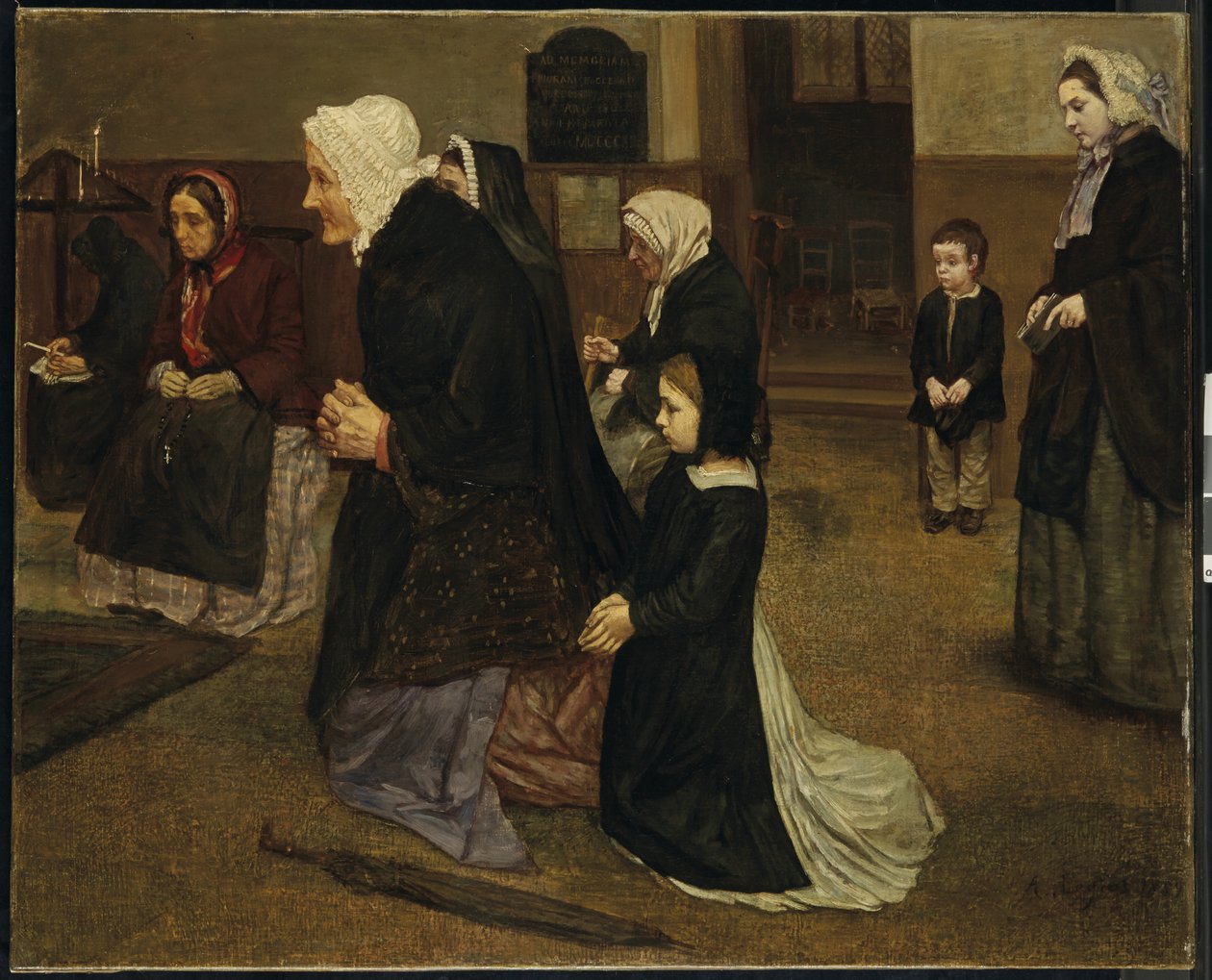 The Angelus by Alphonse Legros