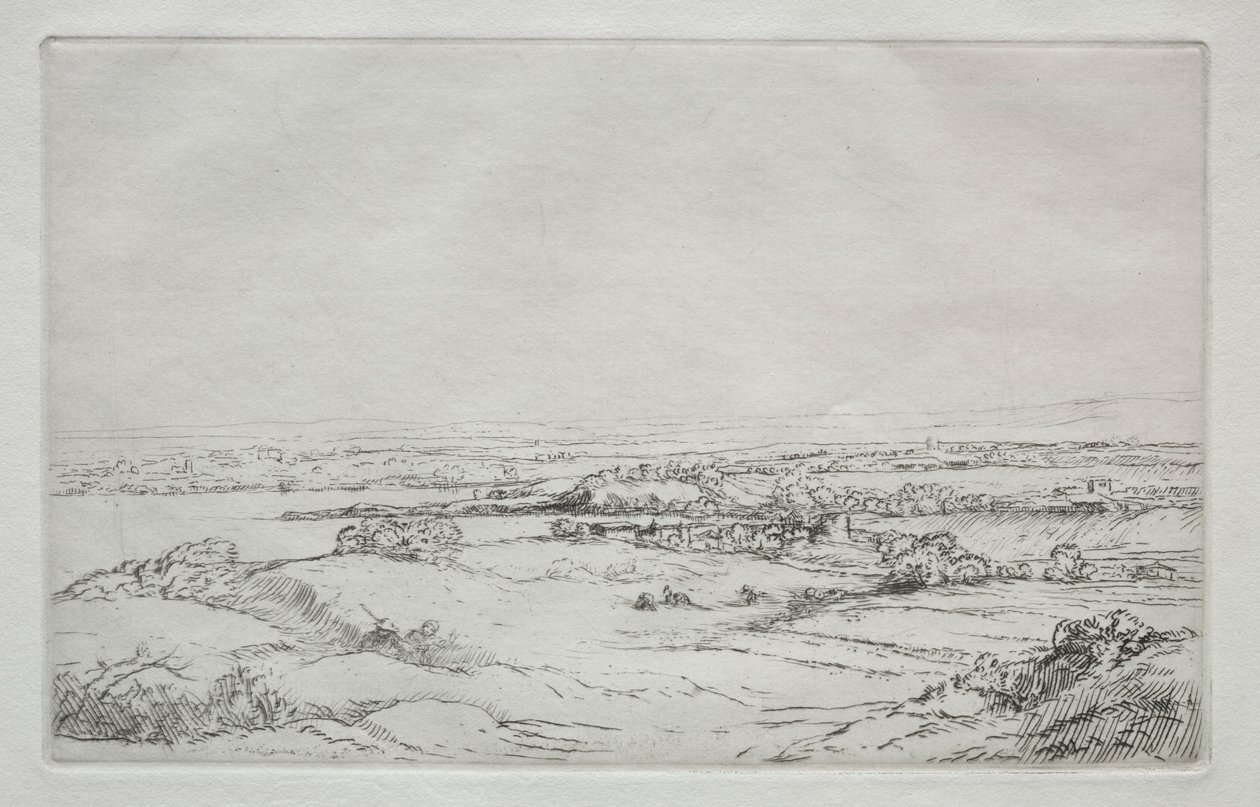 The Meadow near the Lake by Alphonse Legros