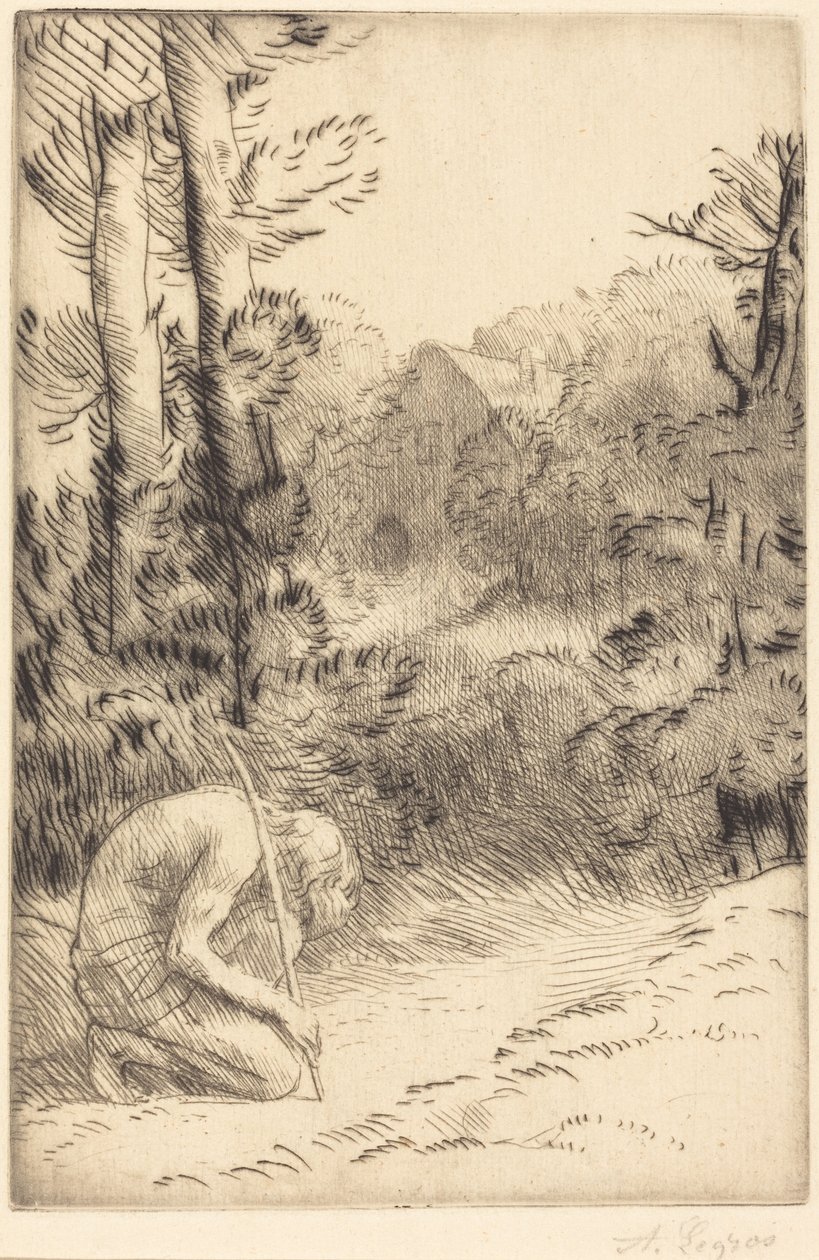 The Prodigal Son, 2nd plate by Alphonse Legros