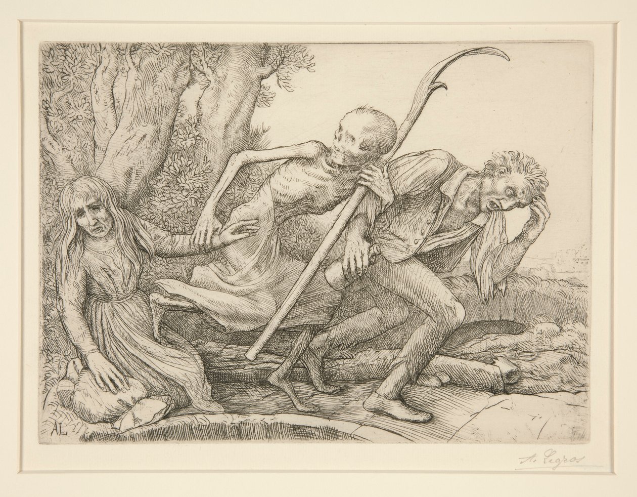 Triumph of Death: Death Leading by Alphonse Legros