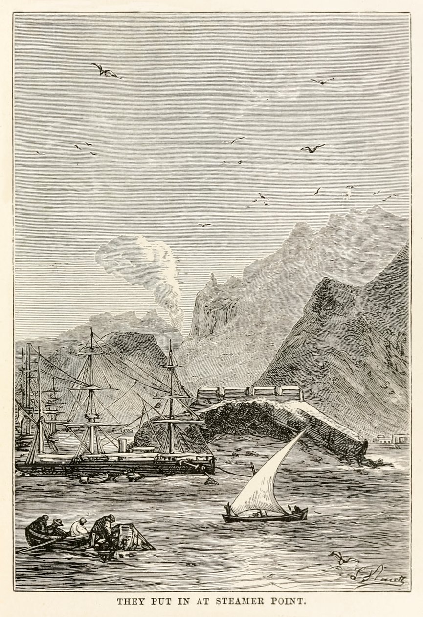 They put in at Steamer Point, from 