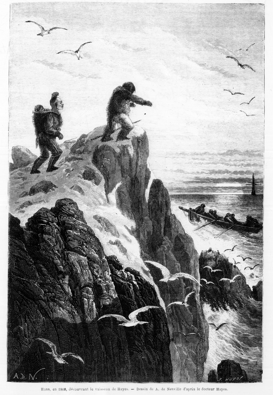 Hans in 1860, Discovering Hayes