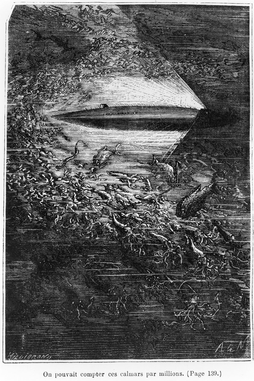 Illustration from '20,000 Leagues Under the Sea' by Jules Verne