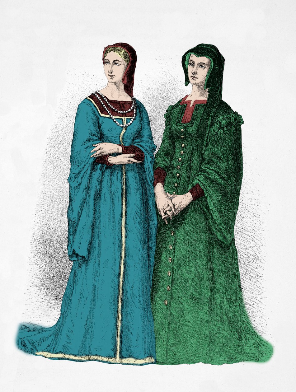 Portrait of Louise de Savoie and Marguerite de Valois by Alphonse Marie de Neuville