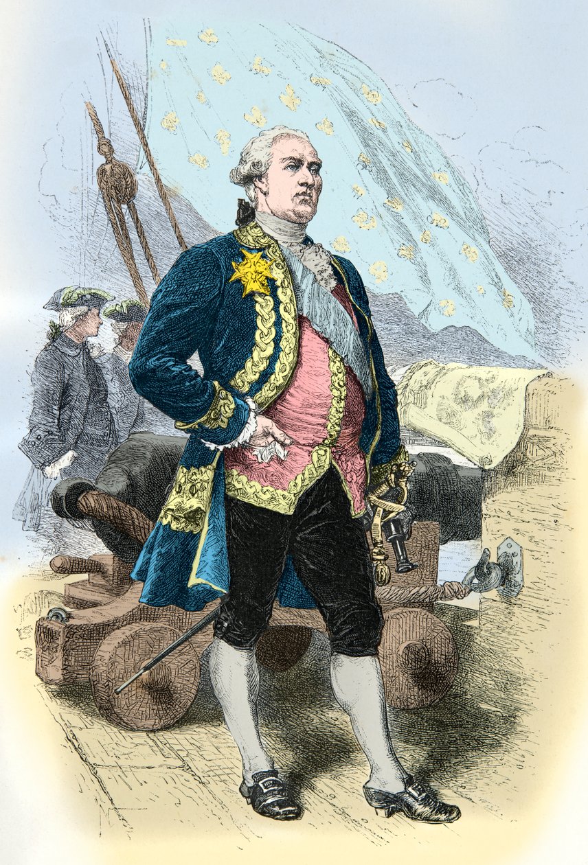 Portrait of Pierre Andre de Suffren dit le Bailli de Suffen by Alphonse Marie de Neuville