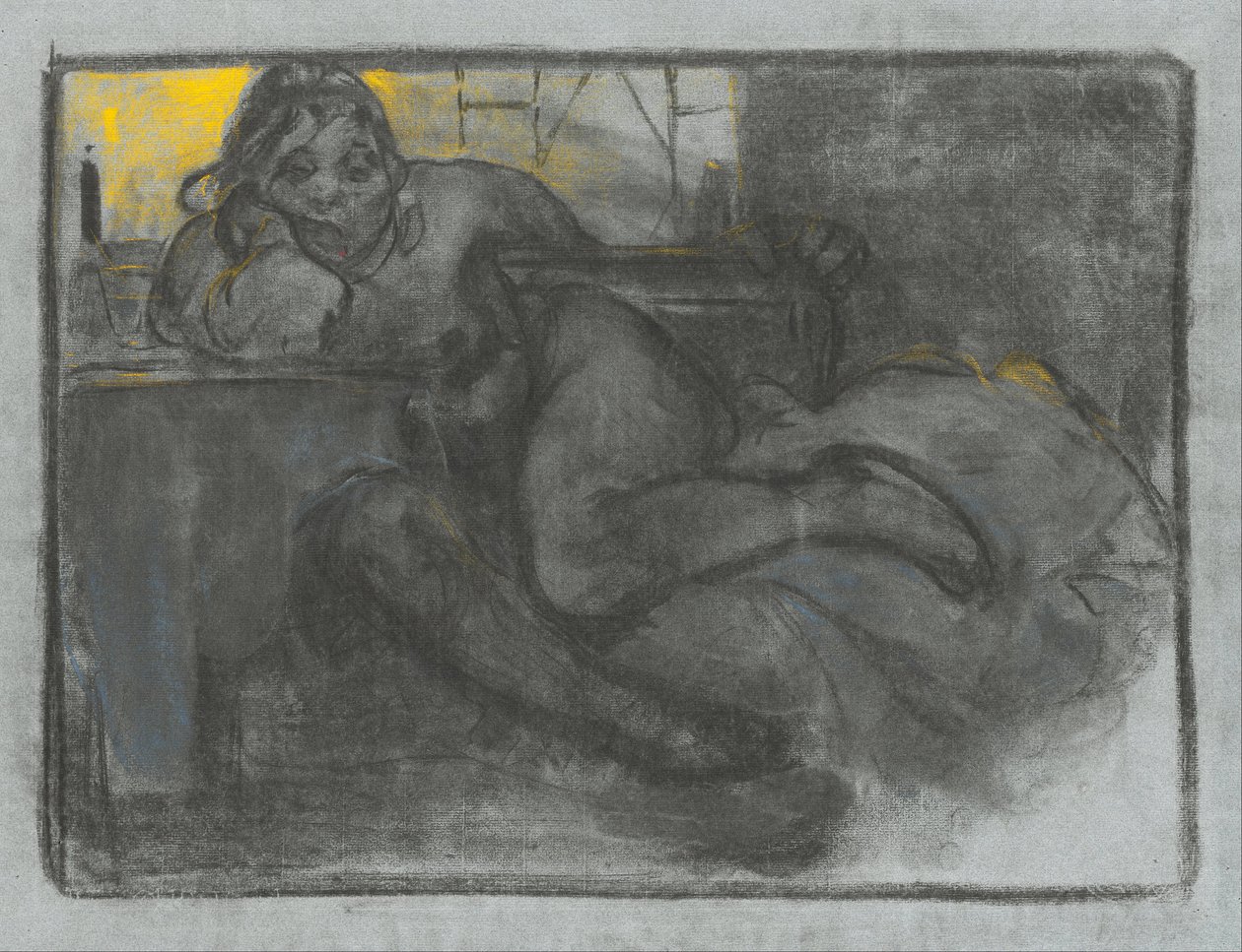 Absinthe (Study of a Woman) by Alphonse Mucha