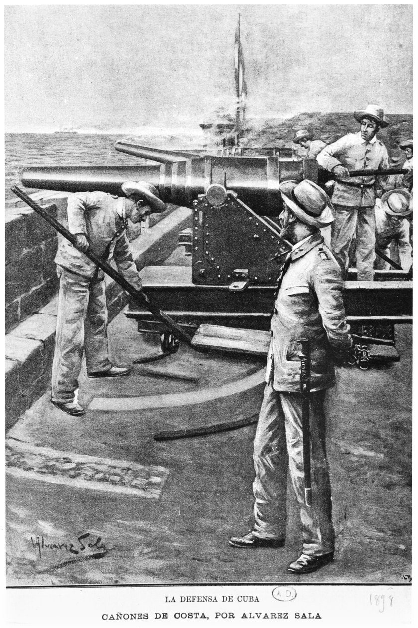 Defence of Cuba, 1898 by Alvarez Sala