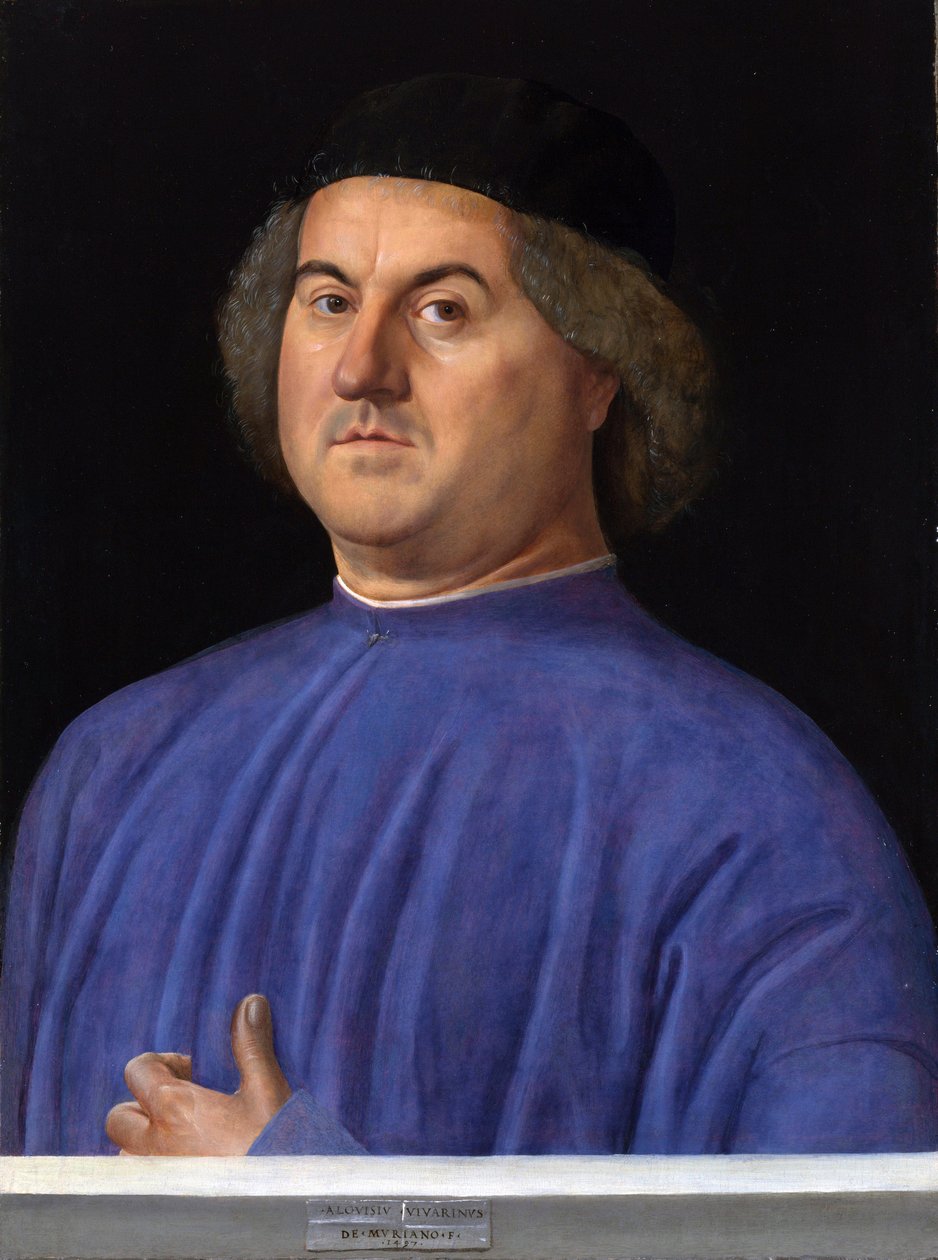 Portrait of a Man by Alvise Vivarini