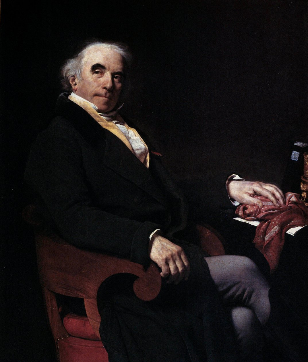 Portrait of the Knight of Nanteuil Lanorville by Amable Pagnest