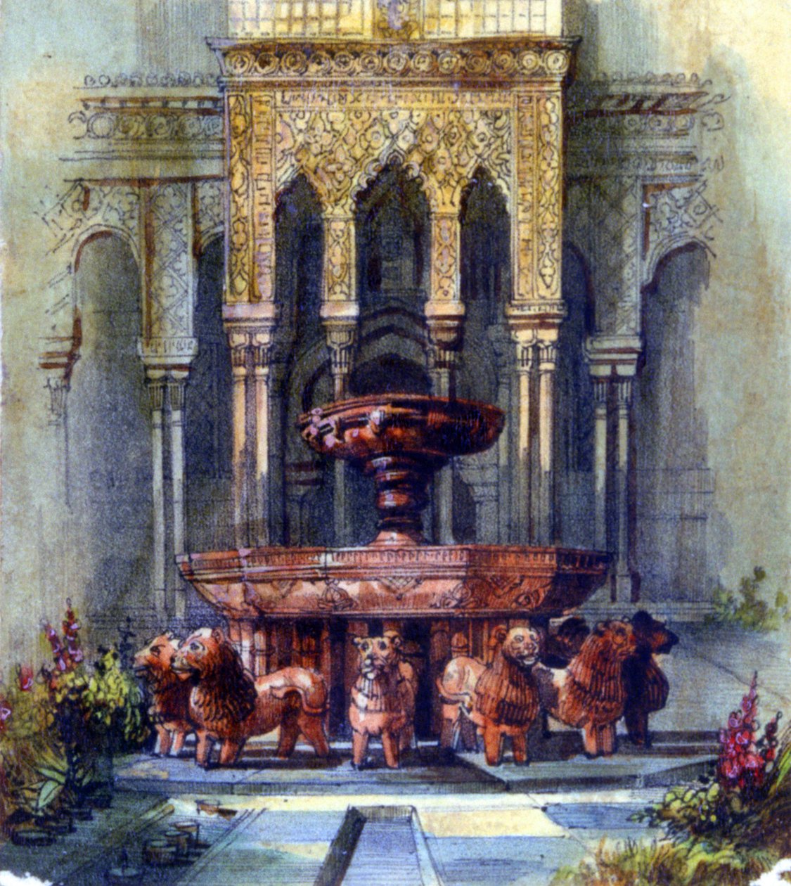 Moorish Fountain by Amantine Dupin