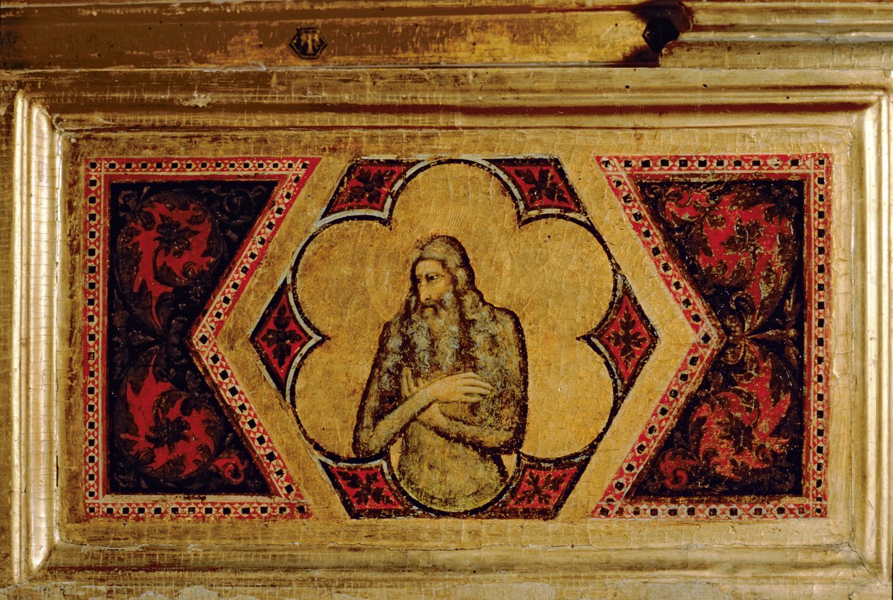 Coronation of the Virgin Polyptych (far right predella) by Ambrogio Bondone Giotto