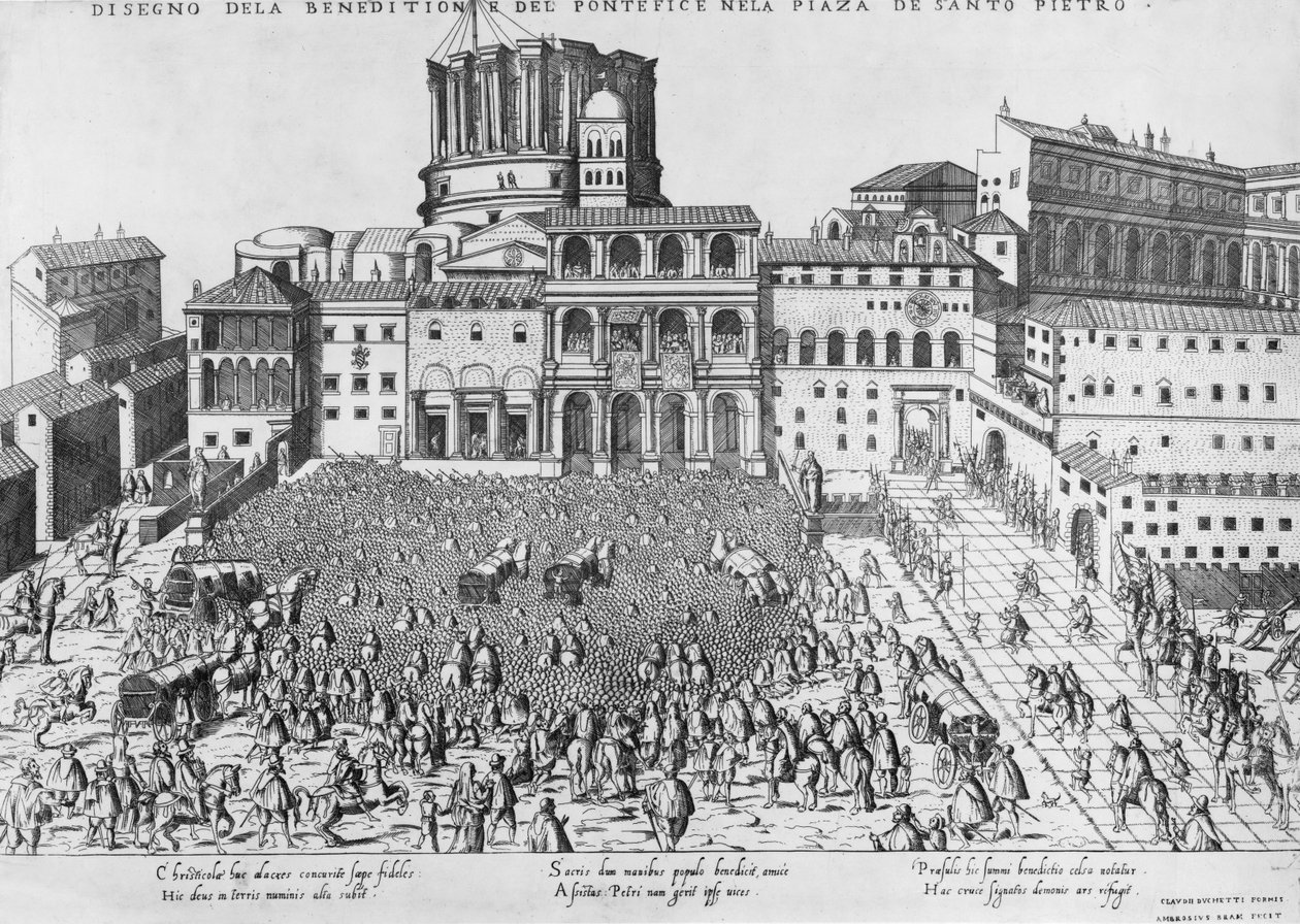 Benediction of The Pope in St. Peter