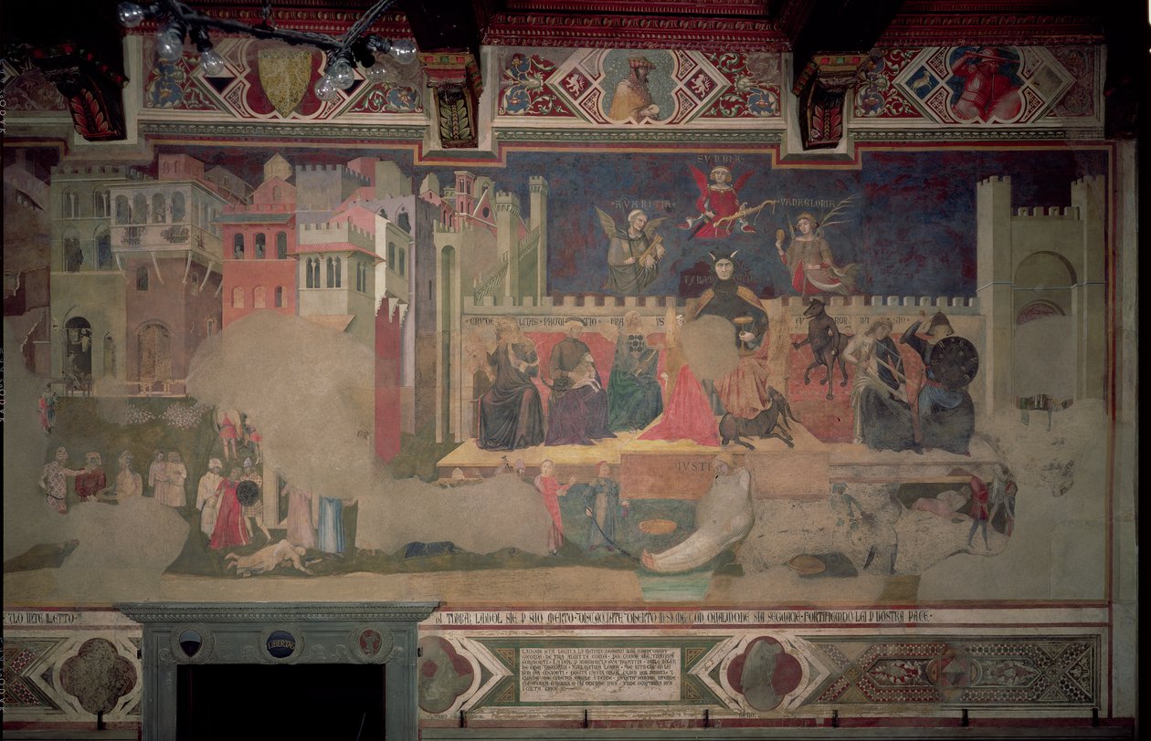 Allegory of Bad Government by Ambrogio Lorenzetti