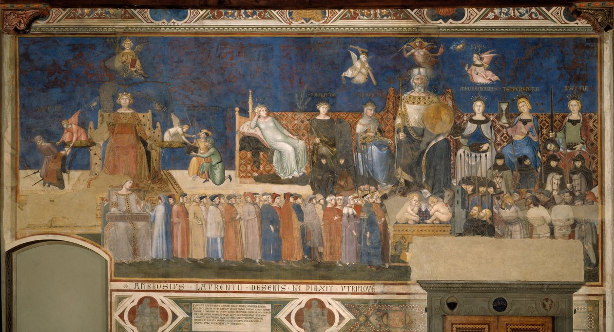 Allegory of Good Government by Ambrogio Lorenzetti