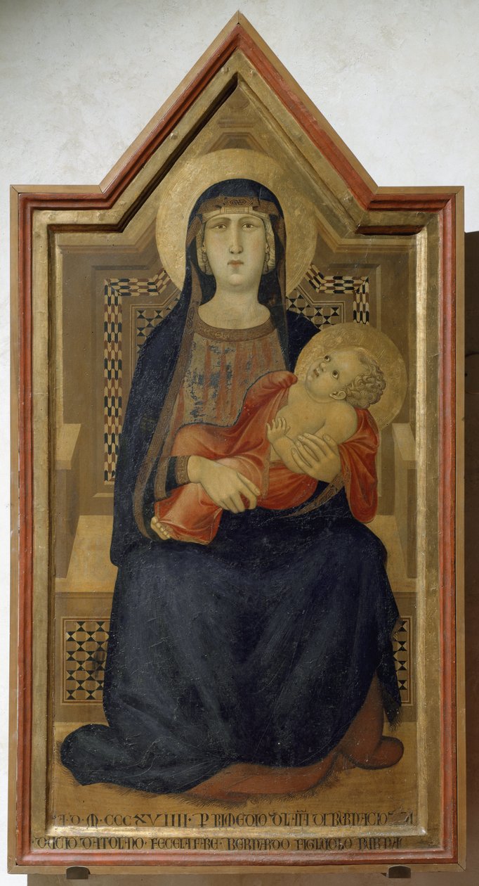 Virgin Mary and Child Jesus by Ambrogio Lorenzetti