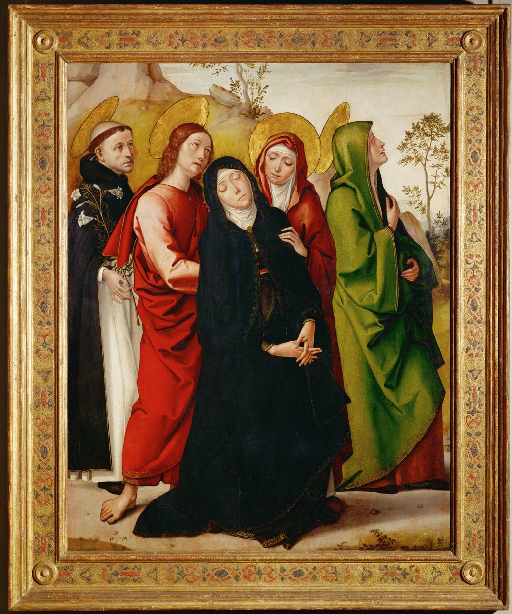 Saint Mary under the cross by Ambrogio da Fossano (c.1460 1523)