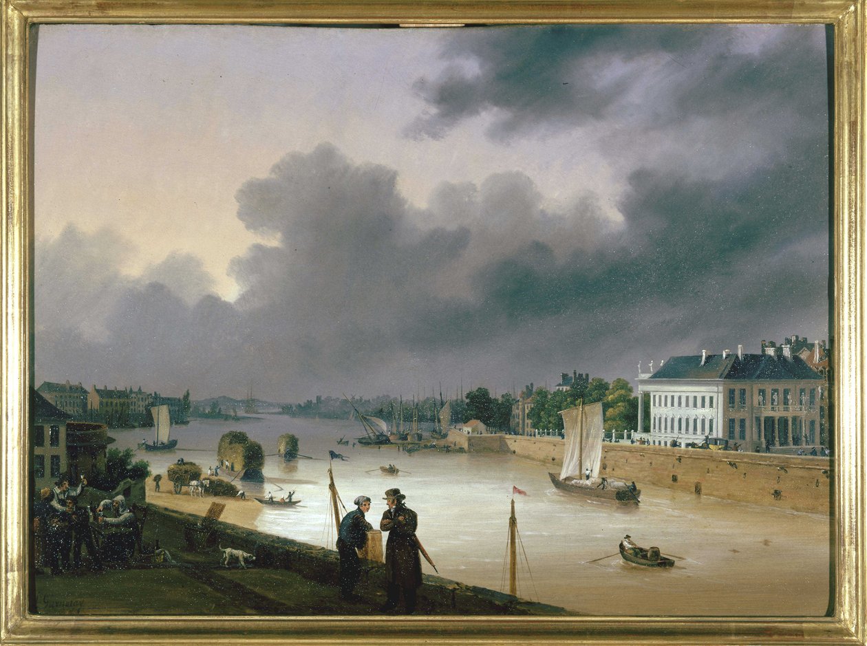 The port of Nantes by Louis Garneray, circa 1820 by Ambroise Louis Garneray
