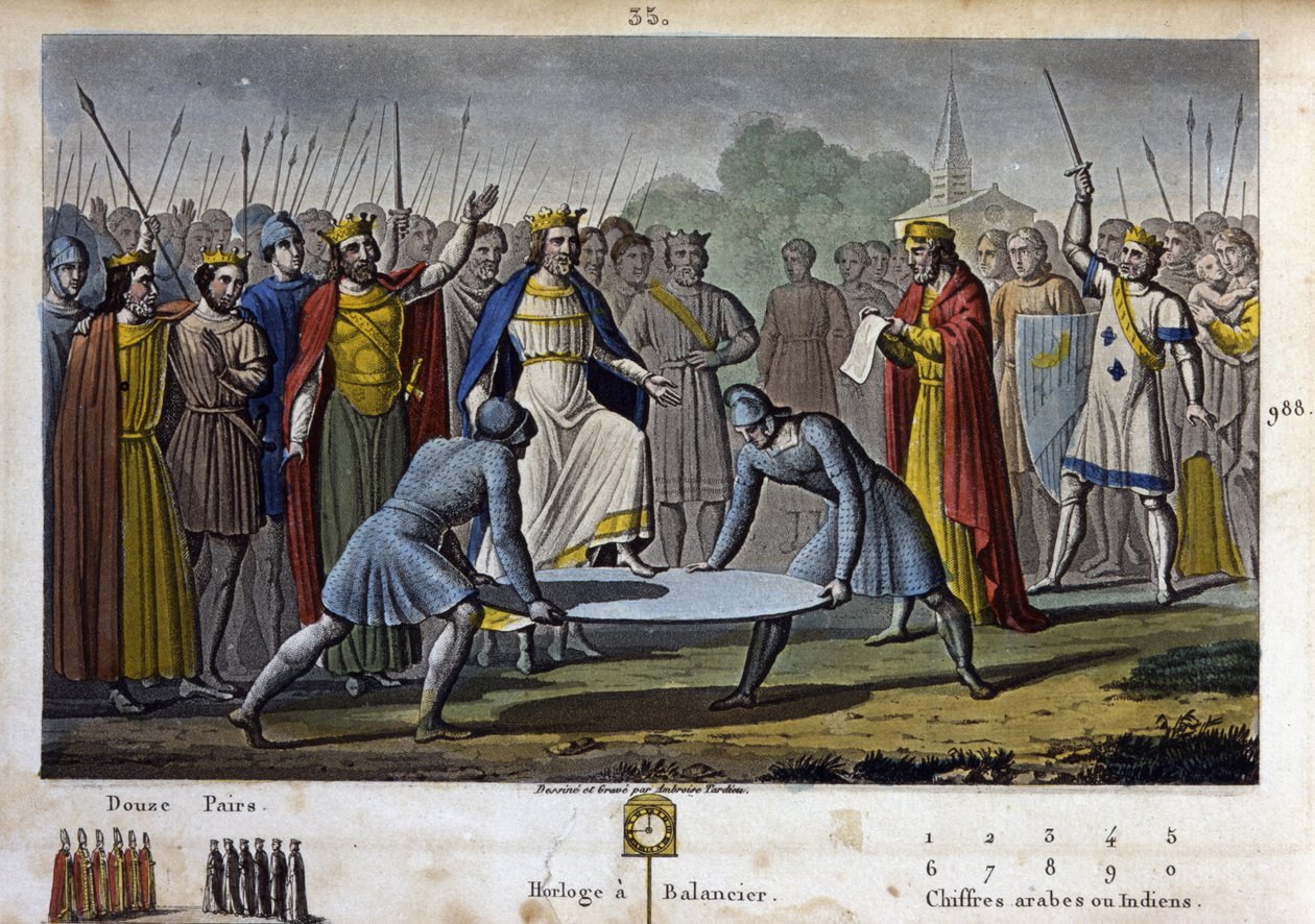 Hugues Capet (c. 941 - 996) Elected King of France in 987 by Ambroise Tardieu