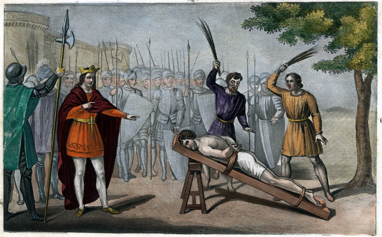 Lord Bodillon is Whipped after Complaining about Childeric II