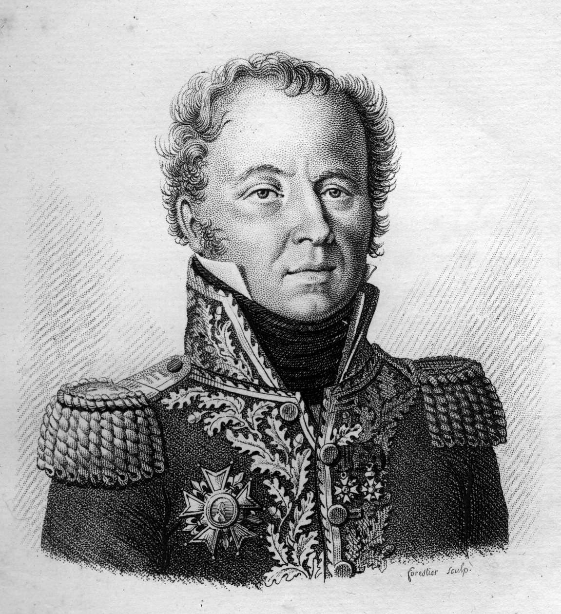 Portrait of Major General Baron Louis Emmanuel Rey (1768-1846) - in ...