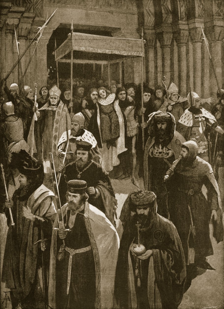 The Recess After the Coronation of Richard II, Vigil of St. Kenelm, July 16th, 1377, from 