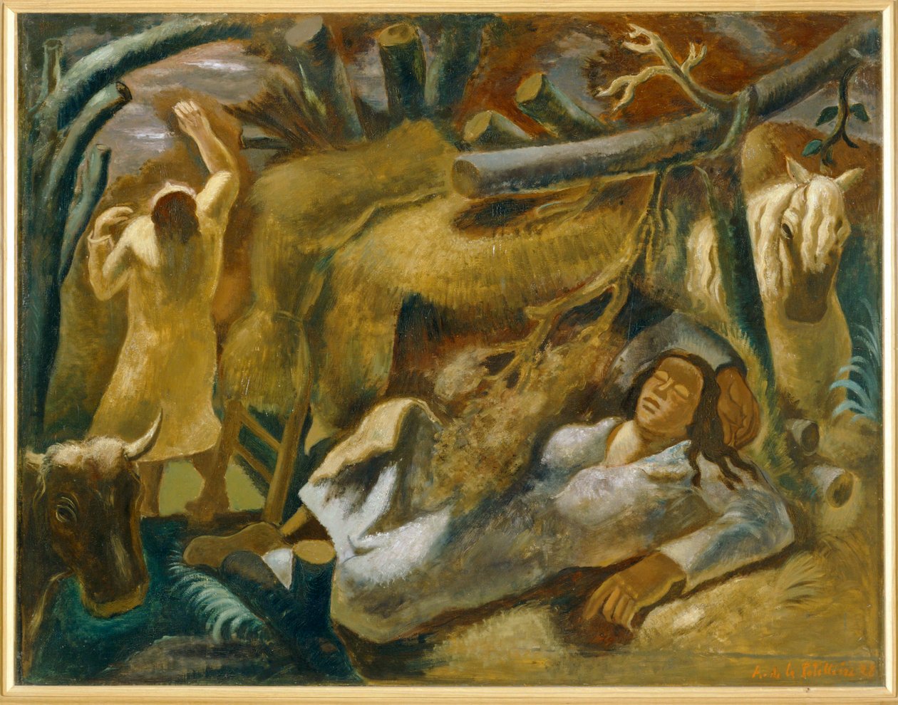 A Country Dream or Rustic Dream by Amedee de La Patelliere