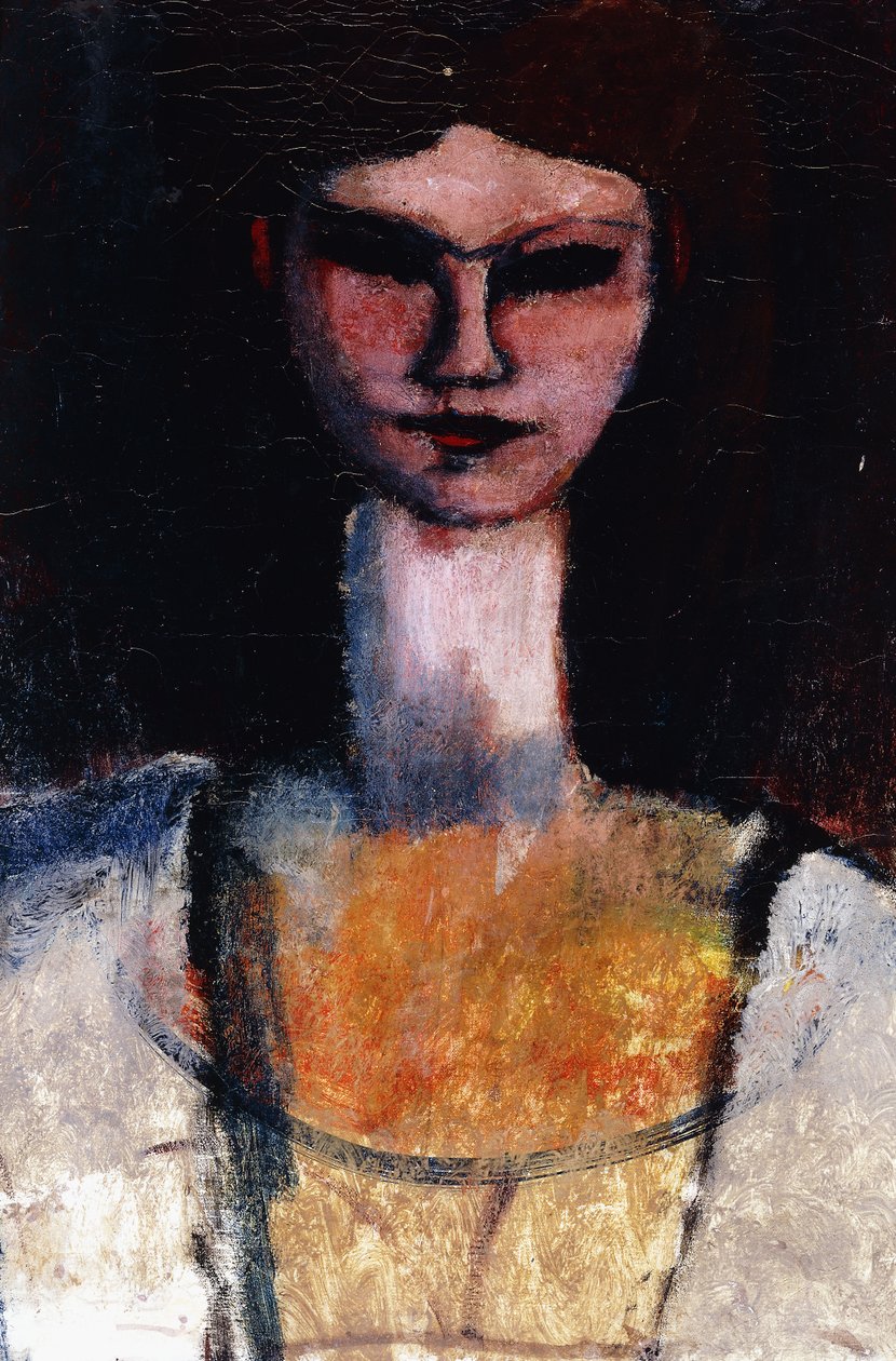 Bust of a Young Woman by Amedeo Modigliani