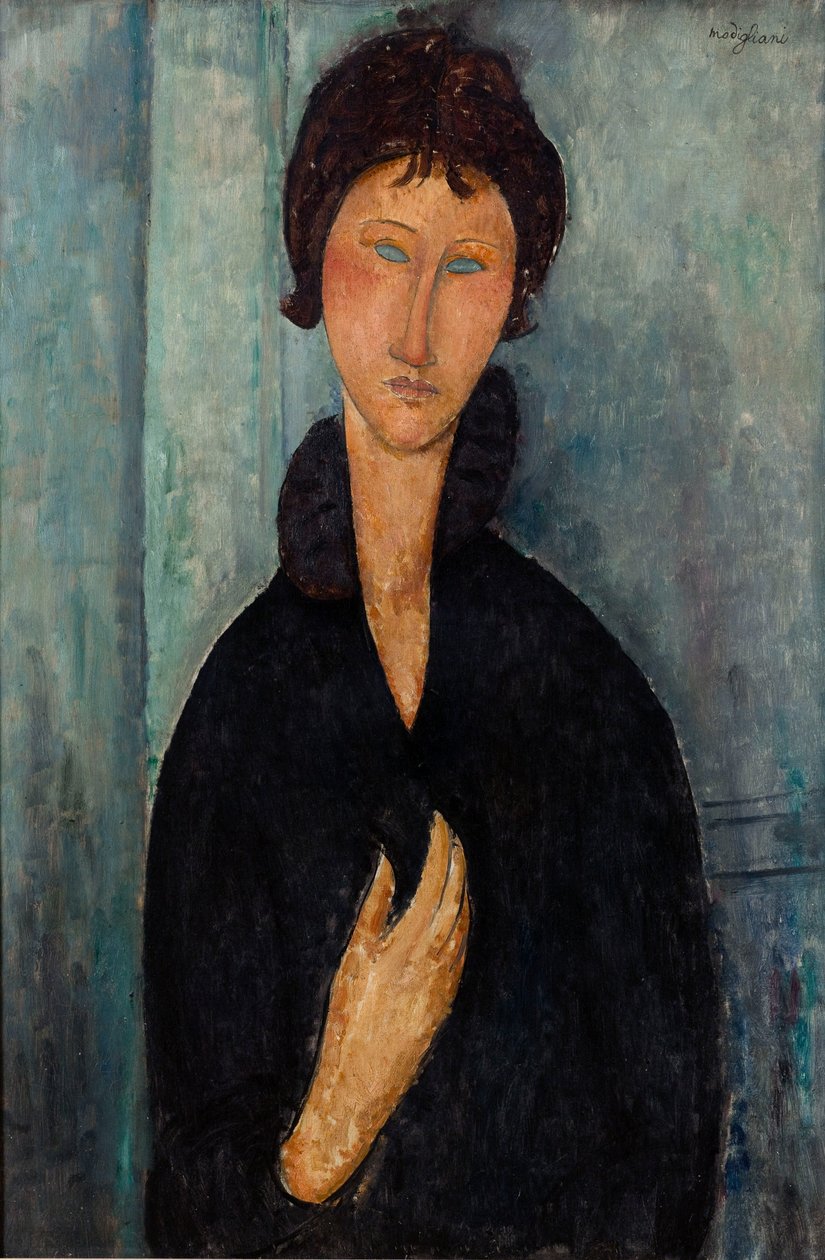 Woman with Blue Eyes by Amedeo Modigliani
