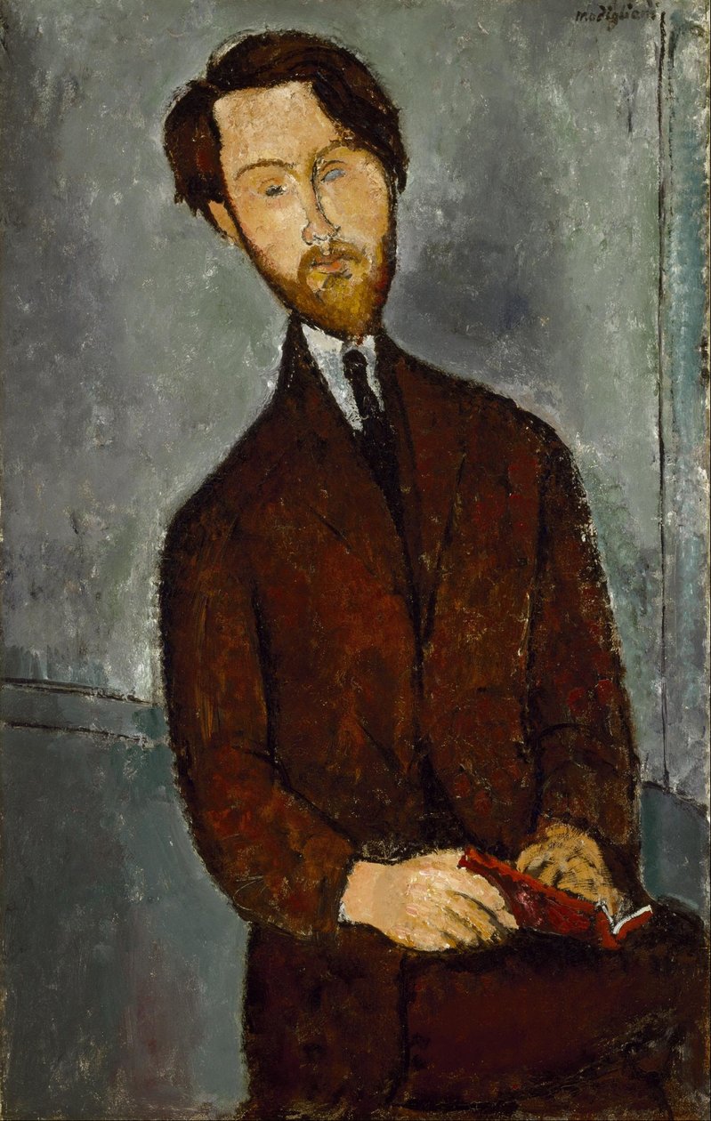 Léopold Zborowski by Amedeo Modigliani