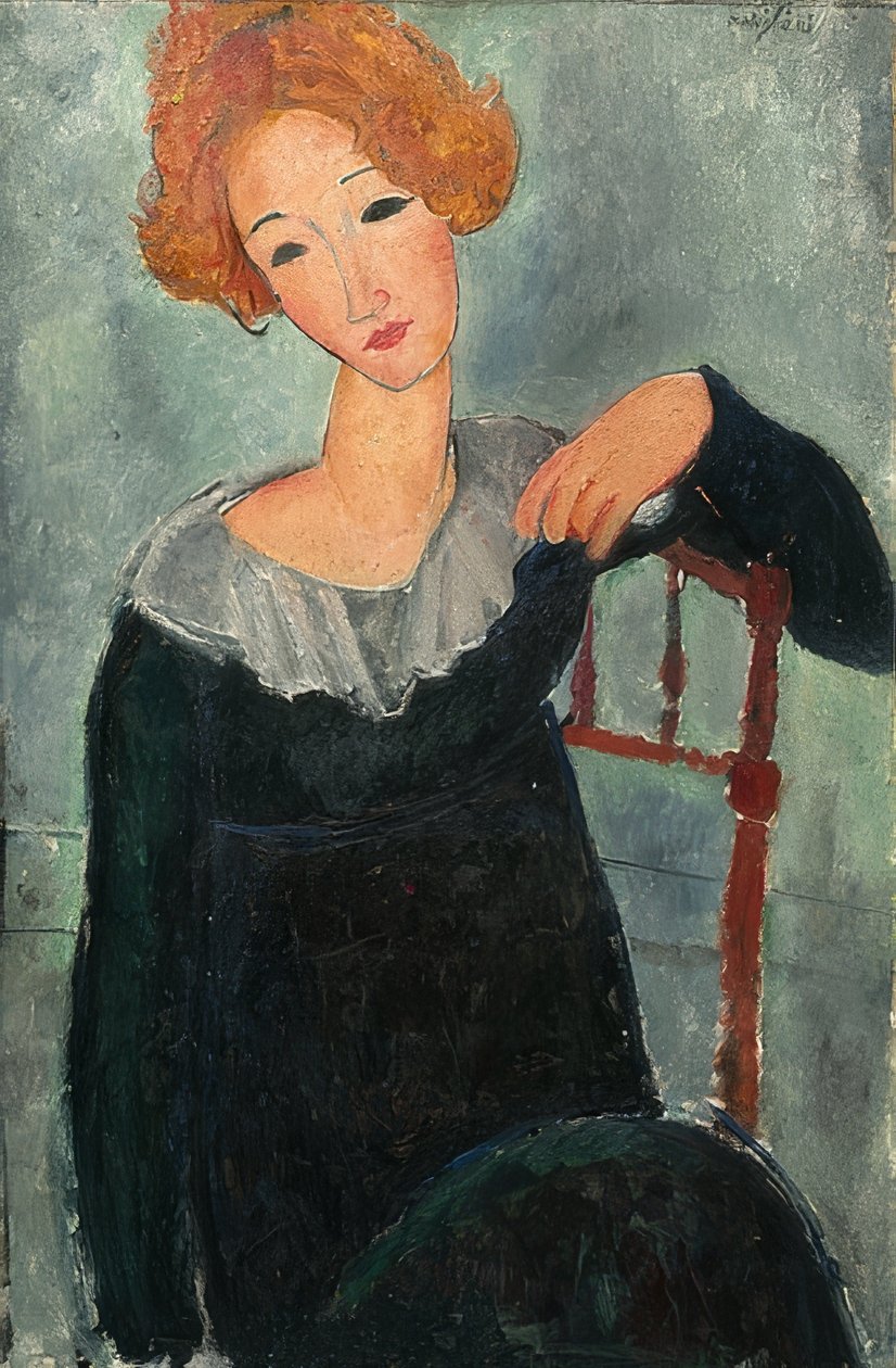Red-Haired Woman by Amedeo Modigliani