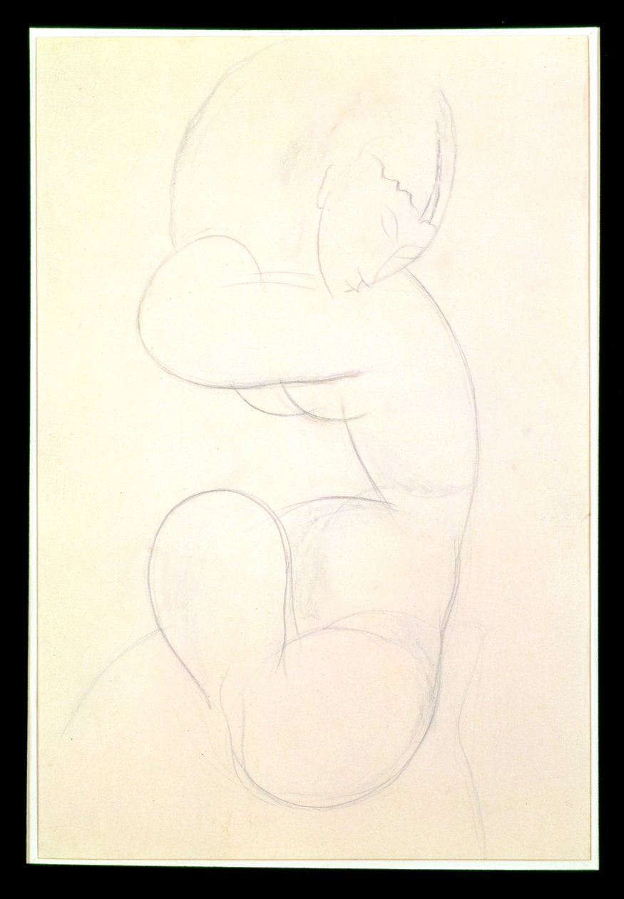 Seated Female Nude by Amedeo Modigliani