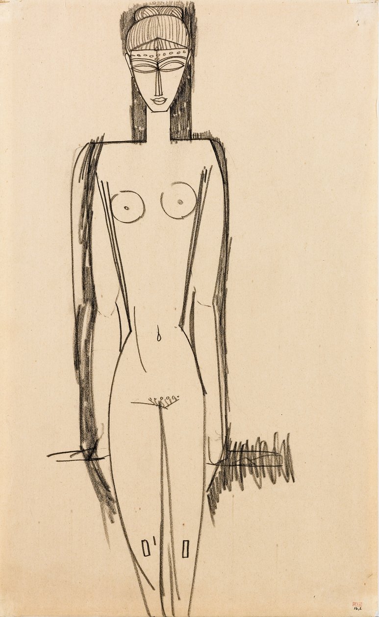 Standing Nude, c.1910-1911 by Amedeo Modigliani