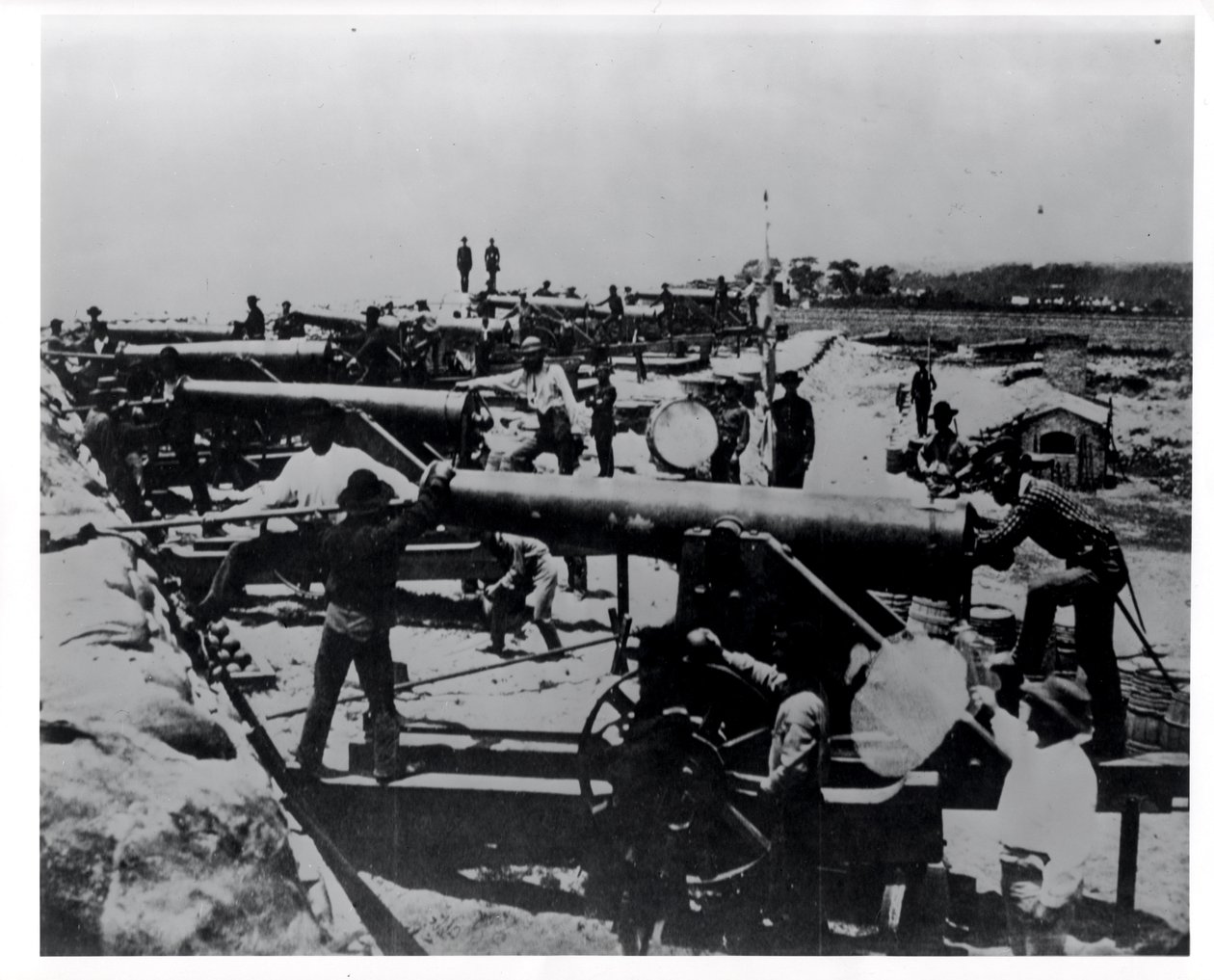 Confederate Water Battery at the Warrington Entrance to Pensacola Bay, Florida by American Photographer