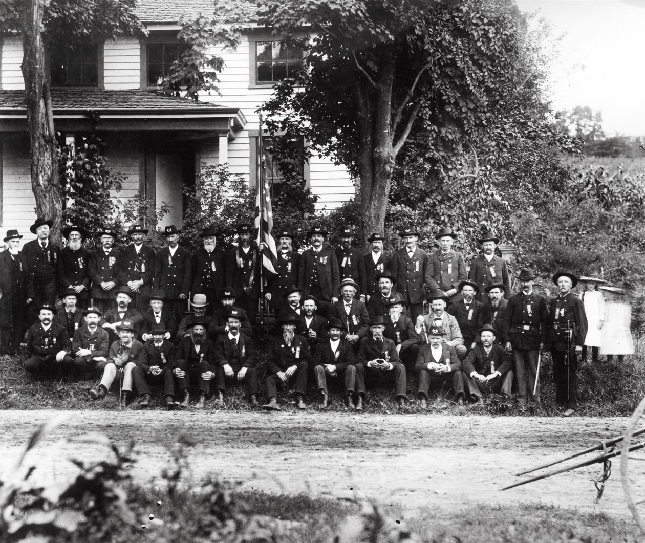 GAR Civil War Veterans by American Photographer