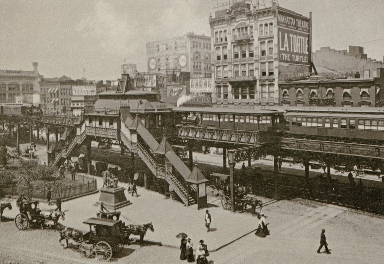 Greeley Square, seen from Broadway and 34th St., New York City, 1898 by American Photographer