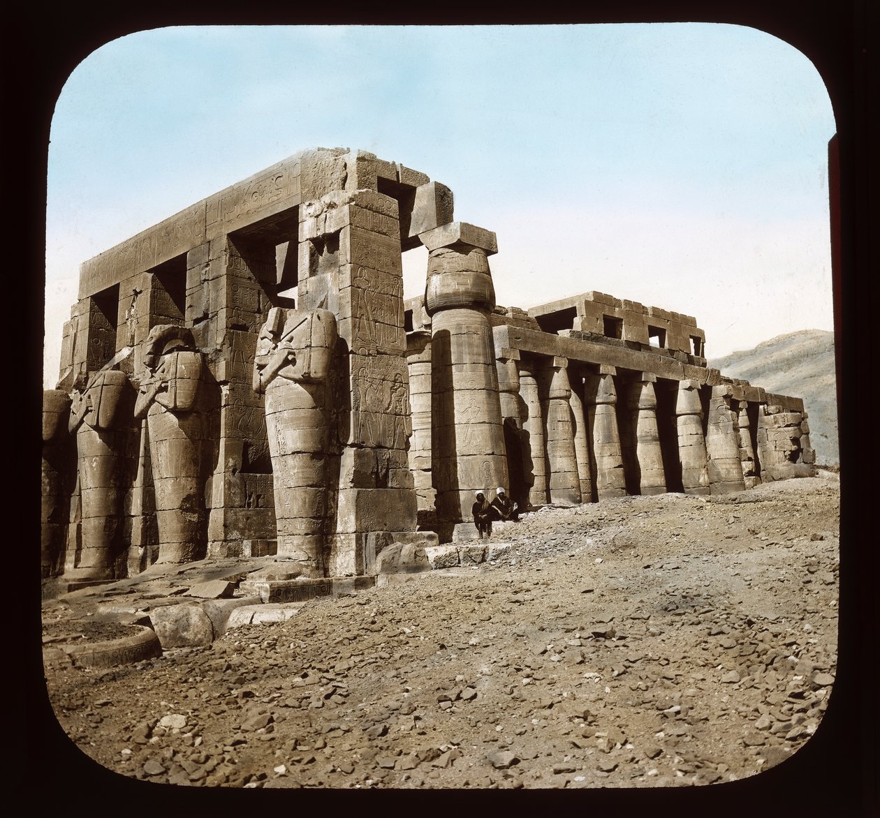 Thebes - Ramesseum by American Photographer