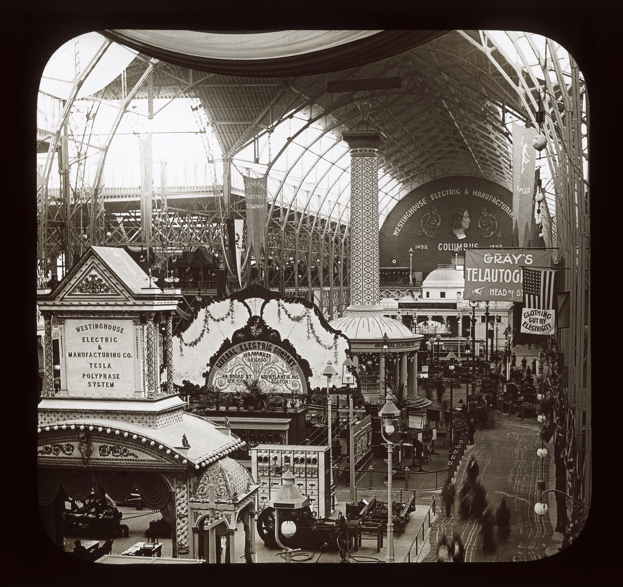 Worlds Columbian Exposition: Electricity Building, Chicago by American Photographer