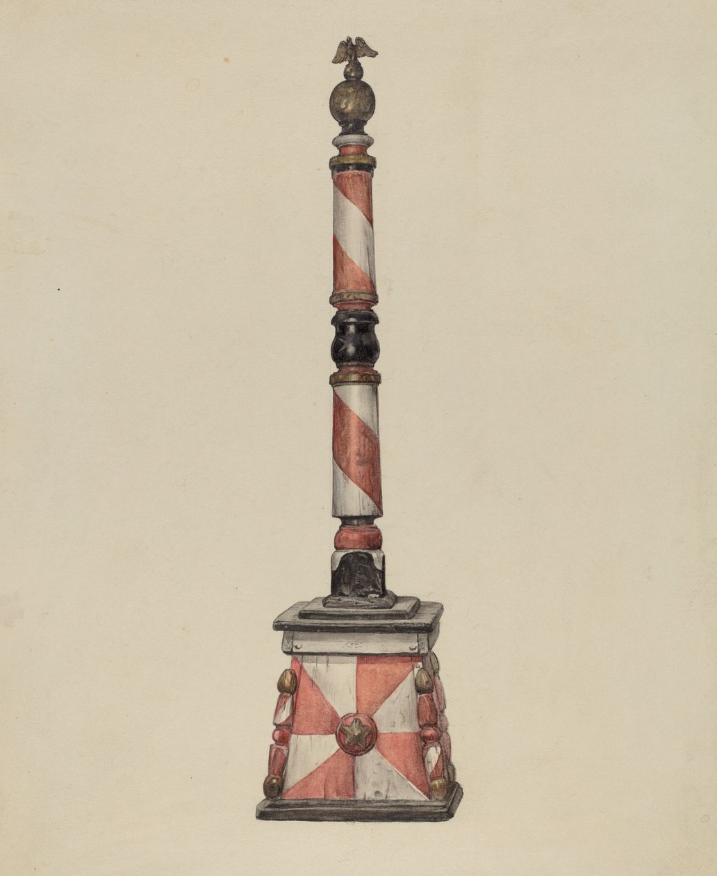 Barber Pole by American 20th Century