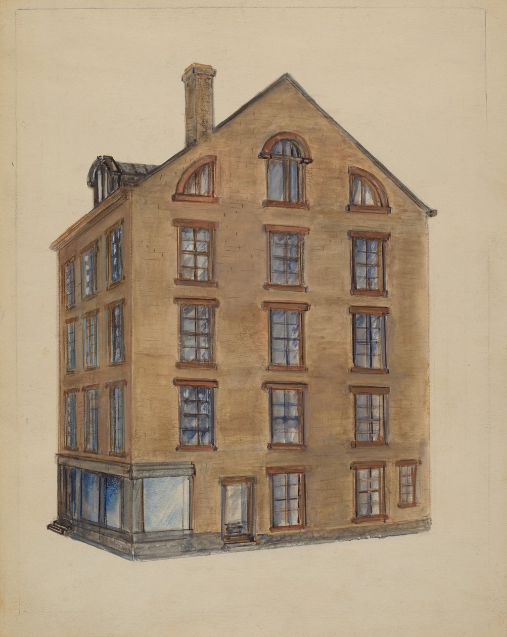 Corner of Pearl and John Streets by American 20th Century