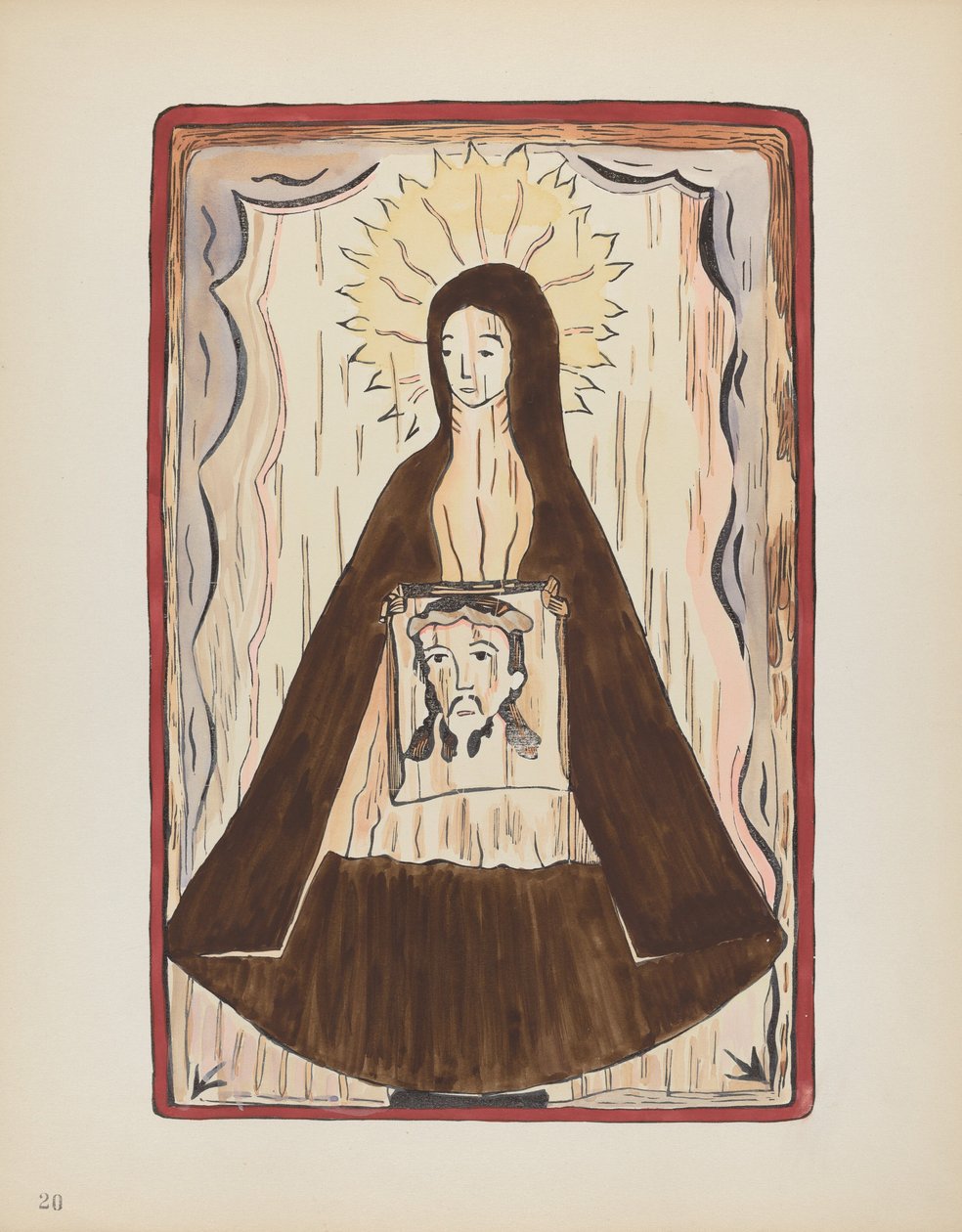 Plate 20: Saint Veronica: From Portfolio 