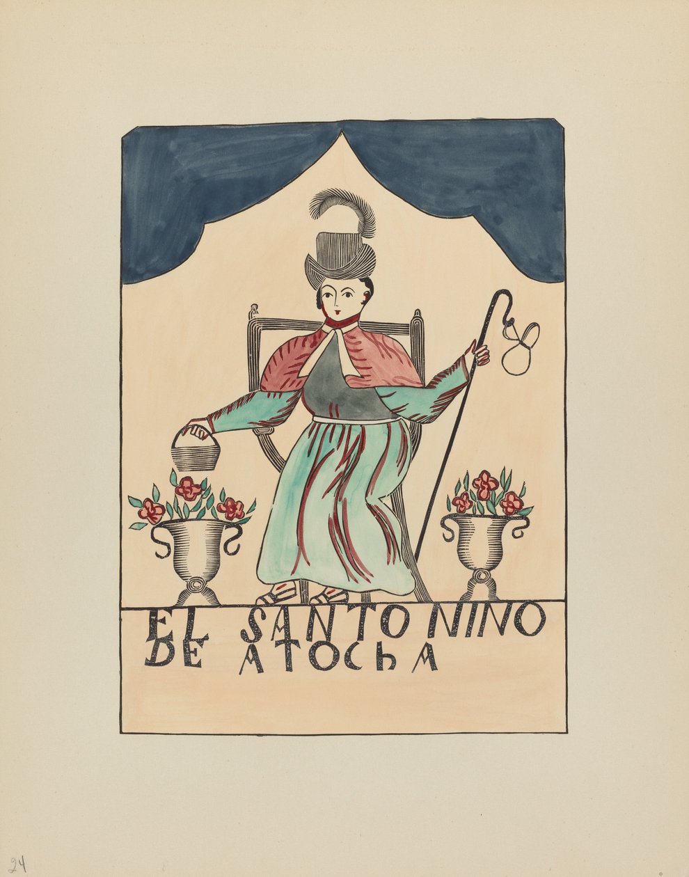 Plate 24: The Lost Child of Atocha: From Portfolio "Spanish Colonial Designs of New Mexico" by American 20th Century