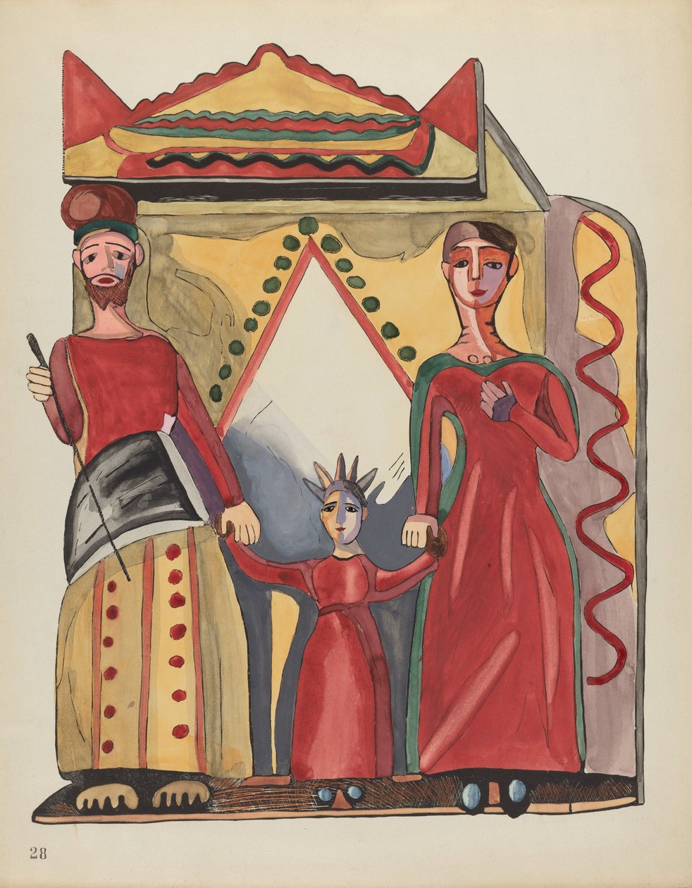 Plate 28: The Holy Family: From Portfolio 