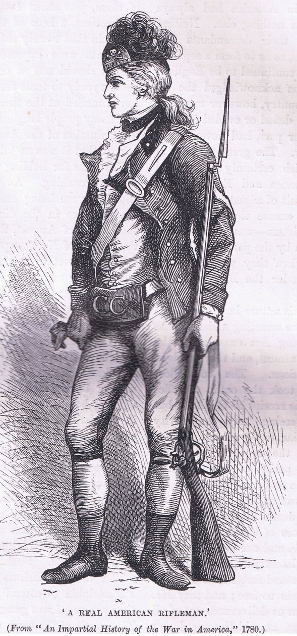 A real American rifleman, illustration from Cassells History of the ...