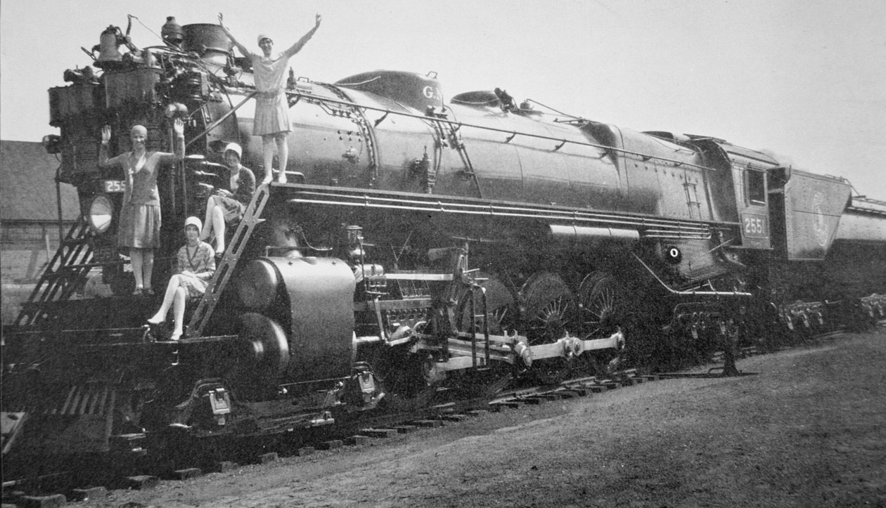 A 4-8-4 class S-1 locomotive built by Baldwin for the 